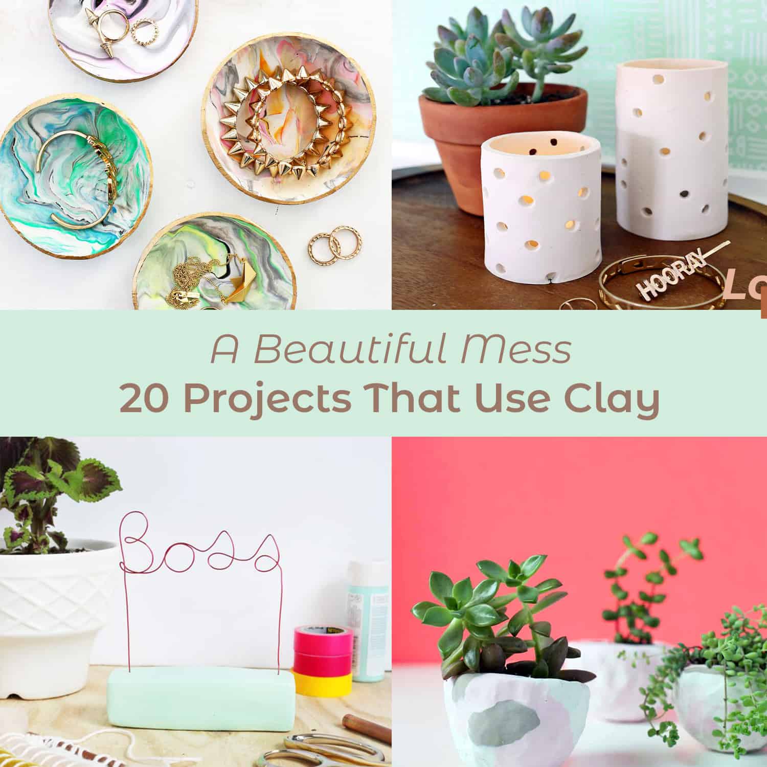 20 Easy Clay Craft Ideas - A Beautiful Mess