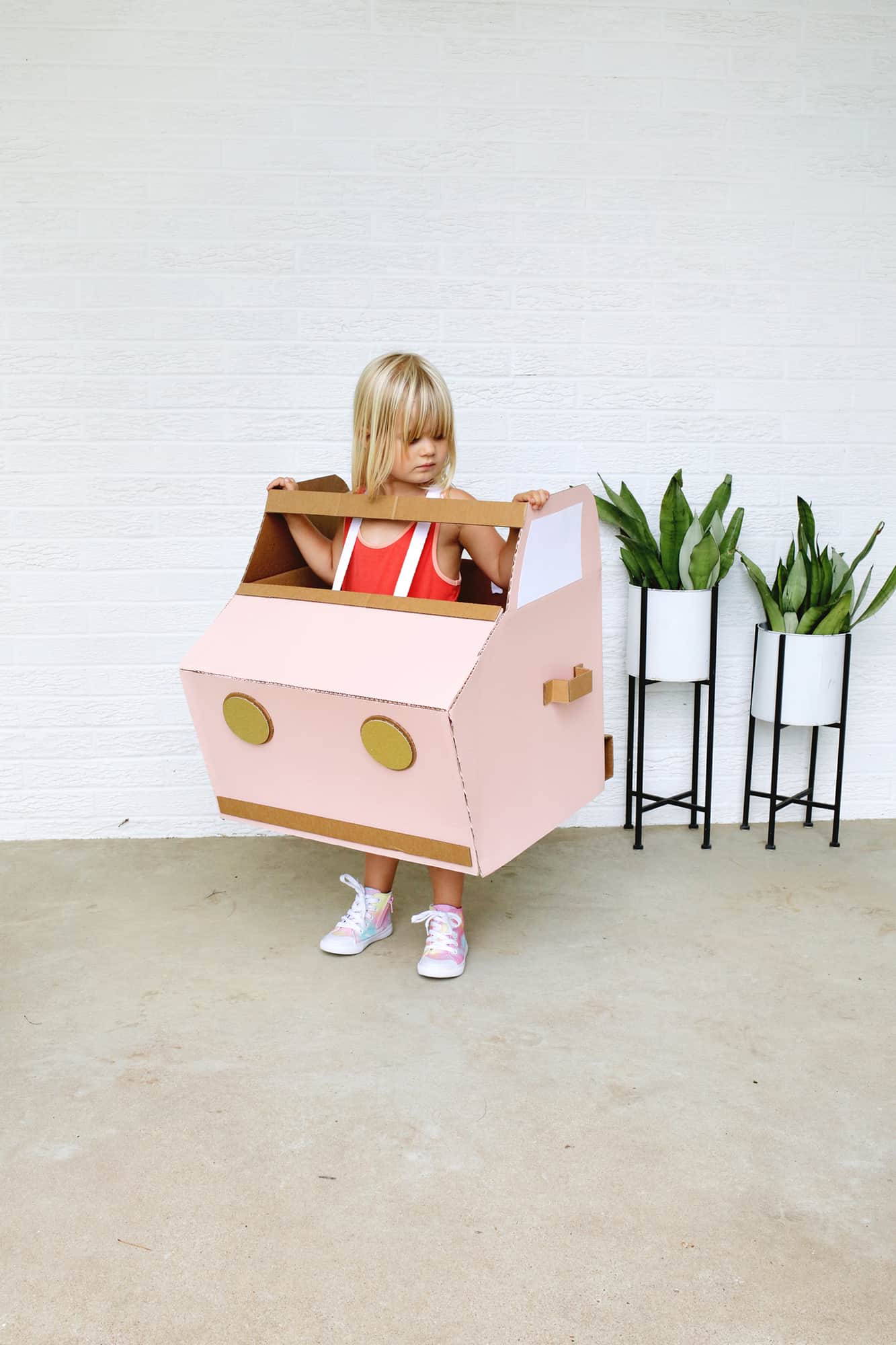 Cardboard Car DIY For Kids! - A Beautiful Mess