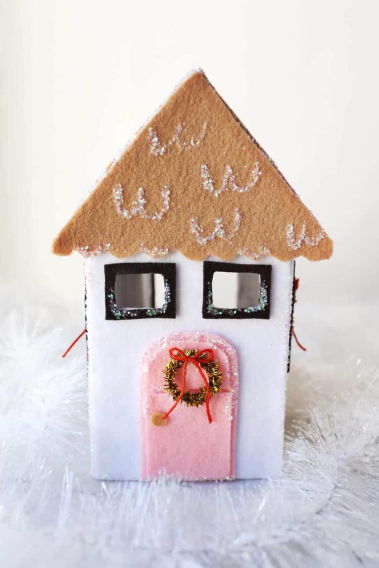 House Christmas Tree Topper DIY - A Beautiful Mess