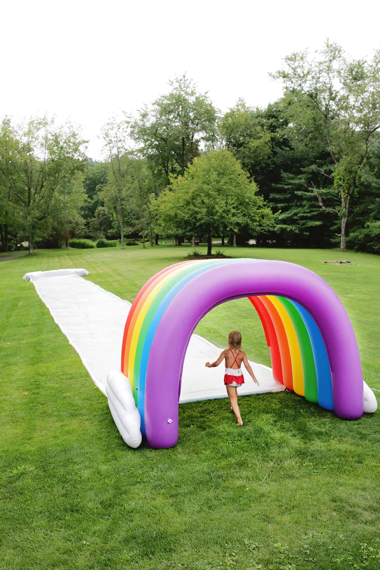 Giant 100 Foot Slip And Slide DIY click through for tutorial 1 4