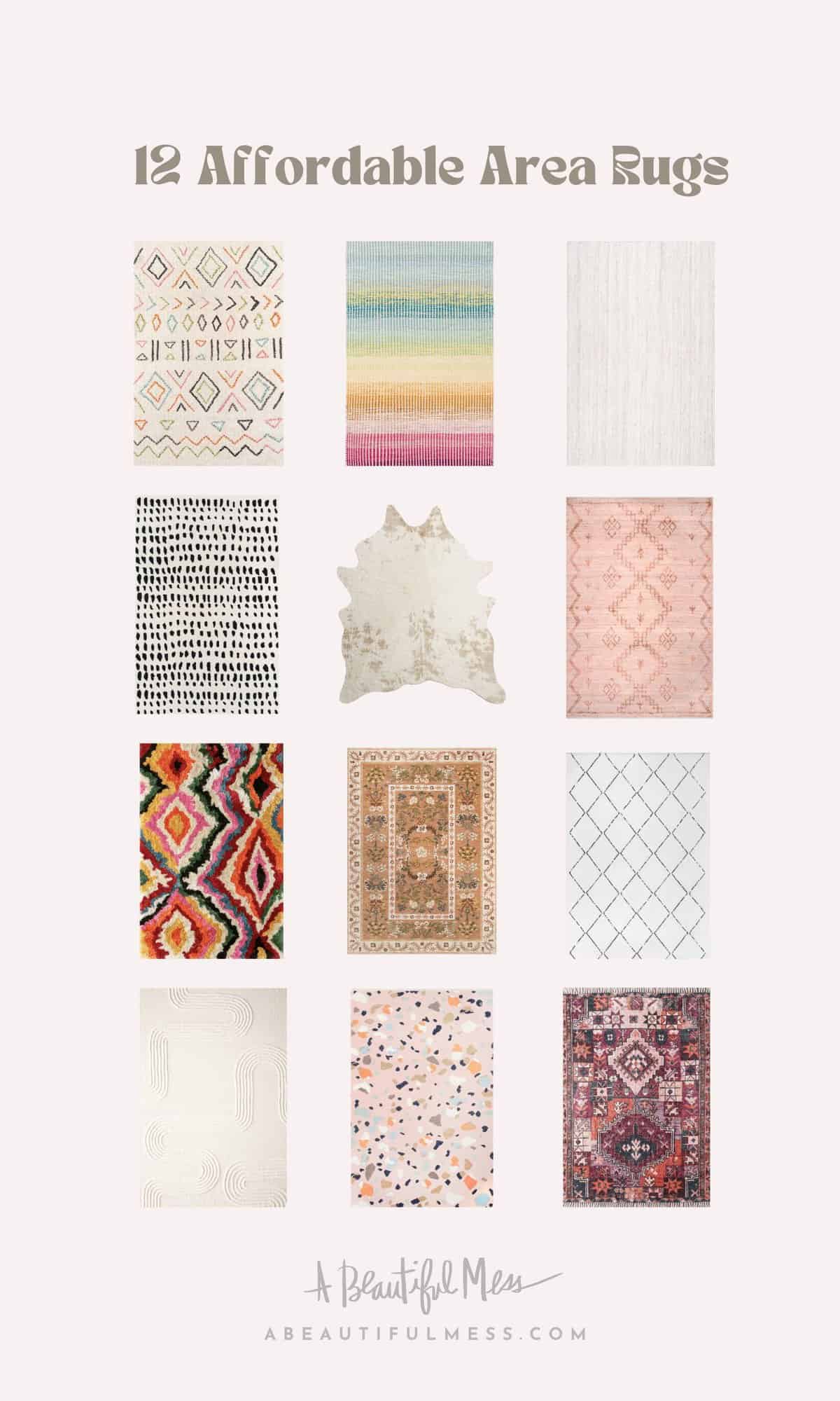 12 affordable and stylish rugs