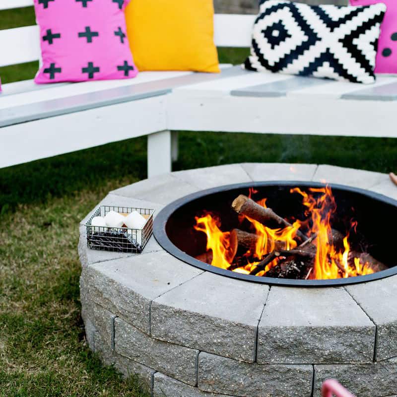 Make Your Own Fire Pit In 4 Easy Steps, Diy Fire Pit Seating Ideas