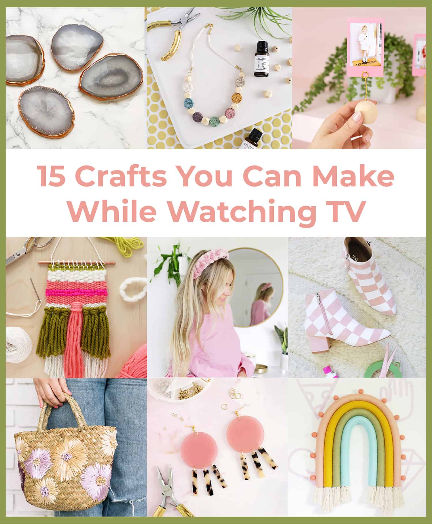 15 crafts you can make while watching TV