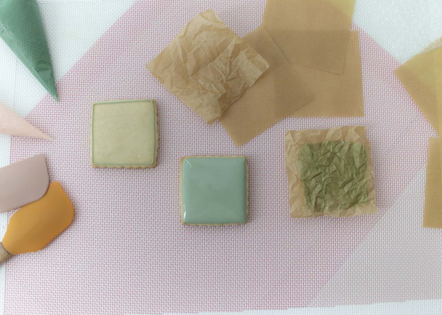 Sugar cookies with specific texture