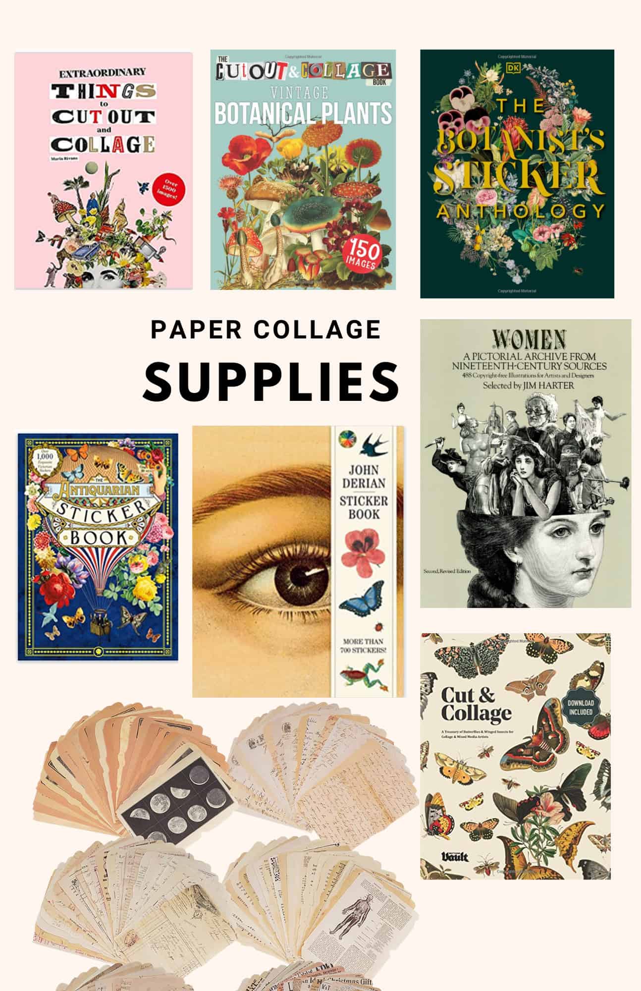 paper collage supplies