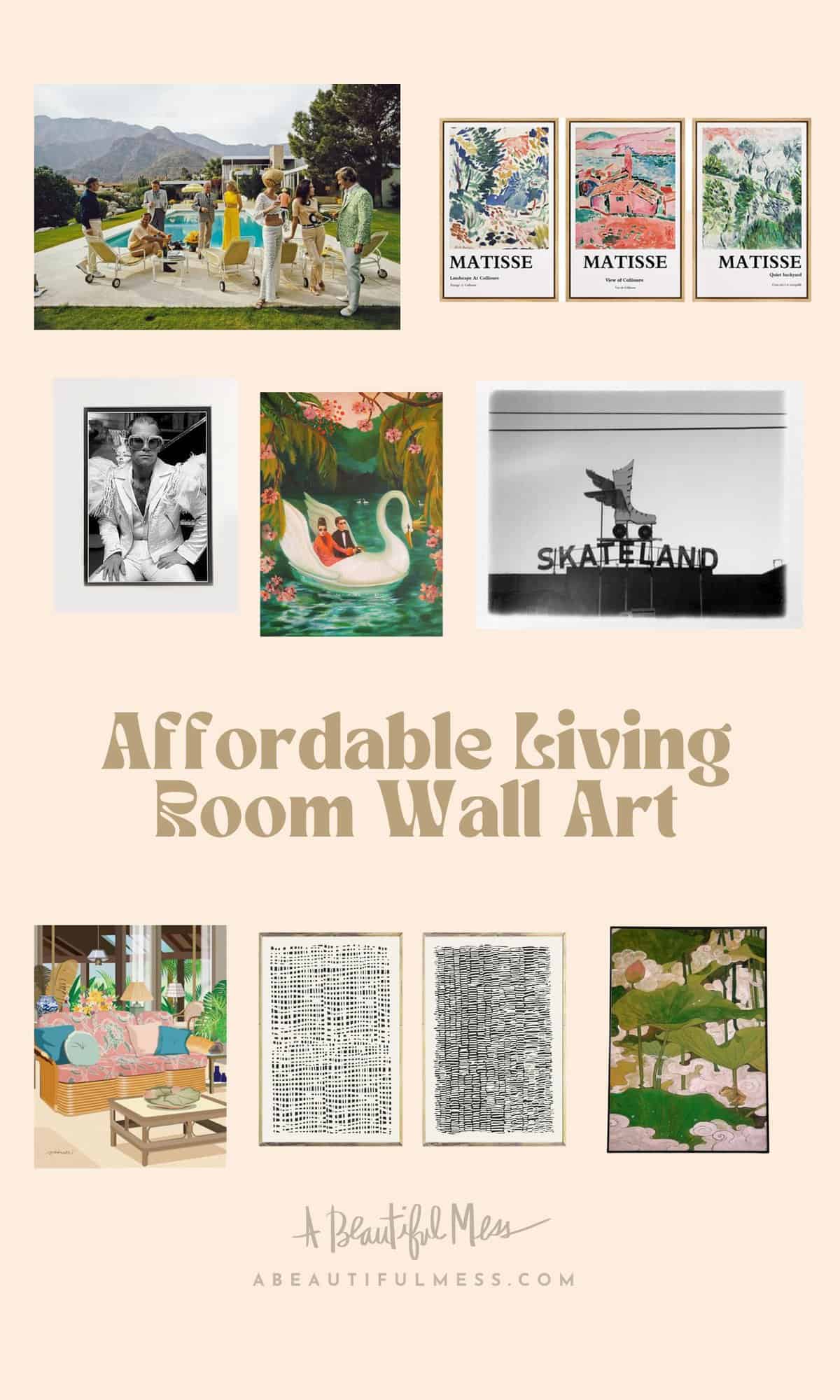 Afforable living room wall art 1