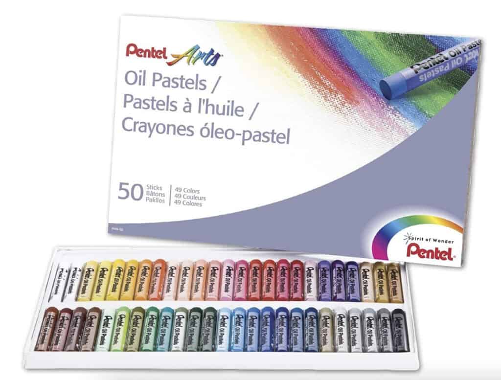 oil pastel set from pentel artist supplies