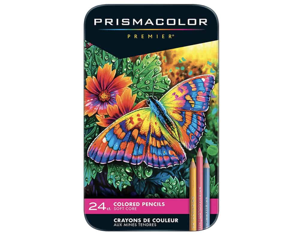 prismacolor set of colored pencils for art drawing supplies