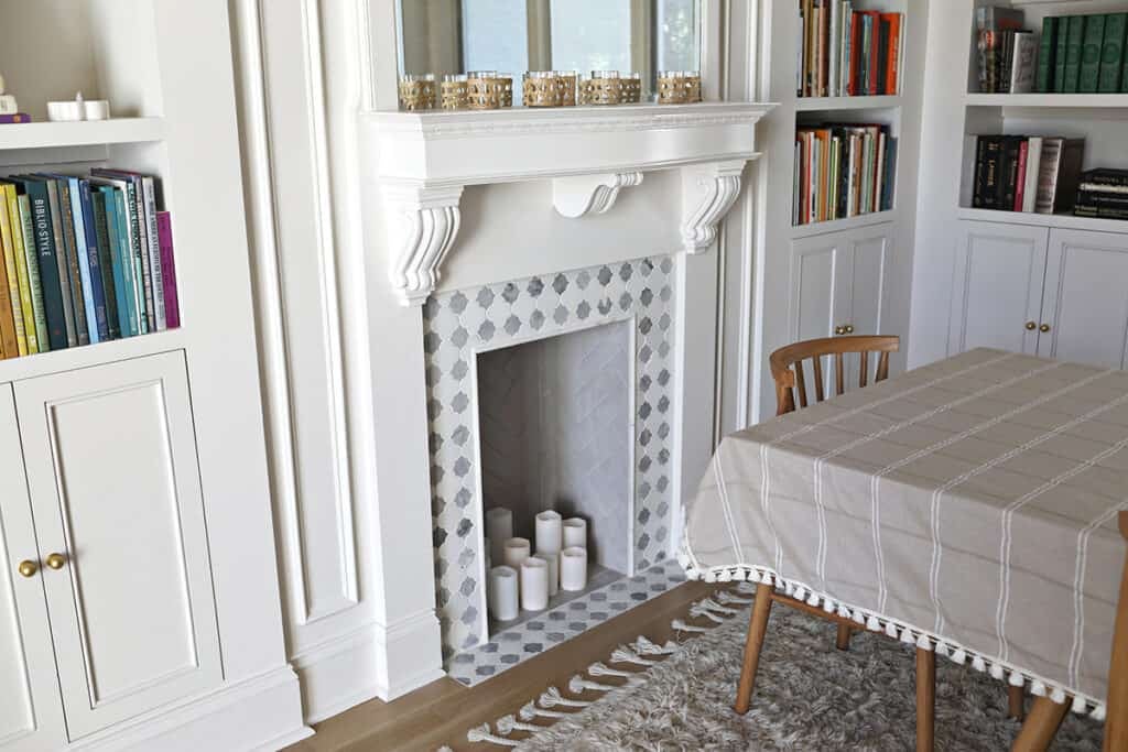 Library Dining Room - A Beautiful Mess