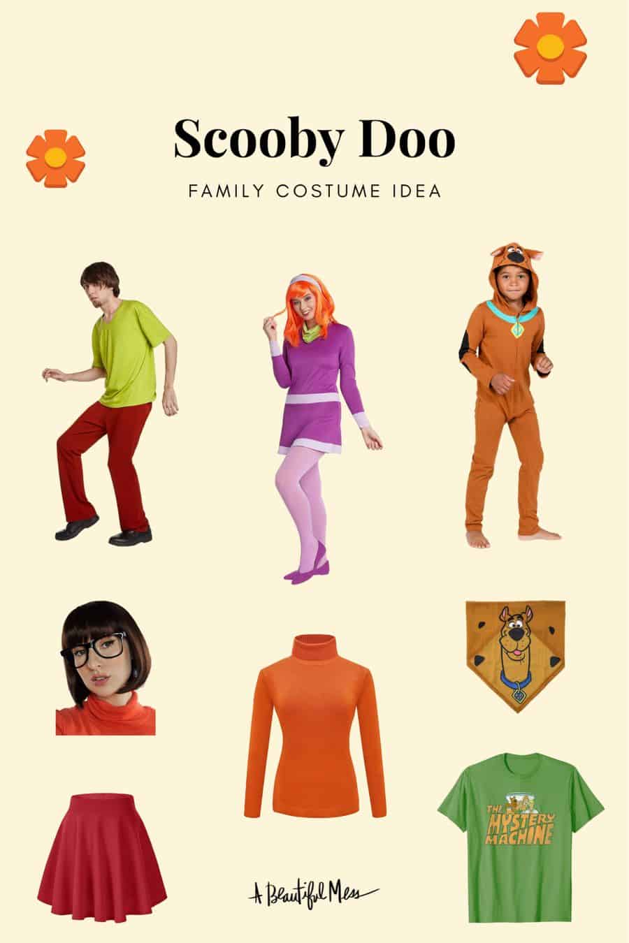 Family halloween costume ideas from Scooby Doo