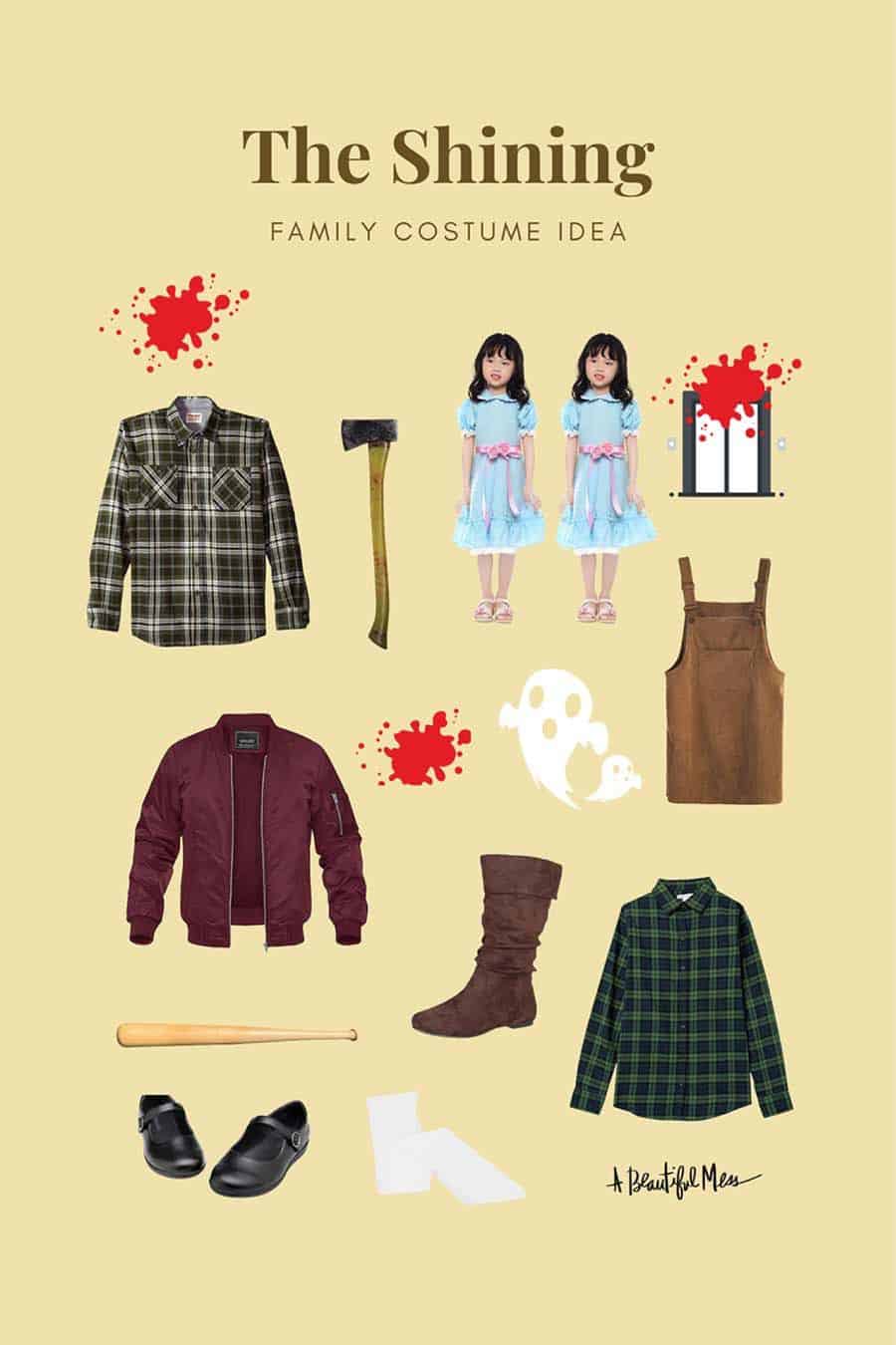 Family halloween costume ideas from The Shining movie