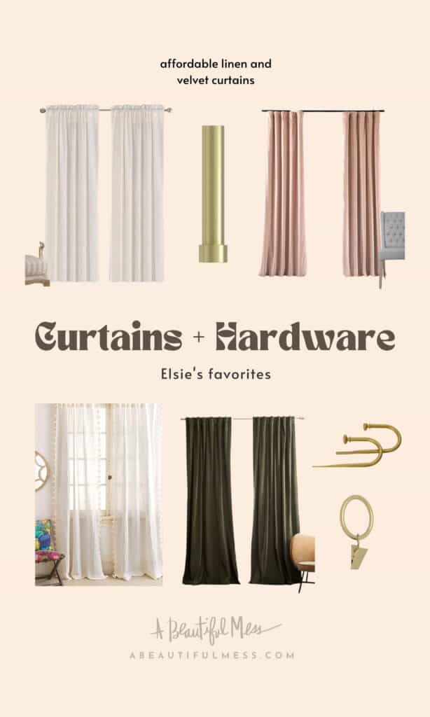 How to Hang Curtains the Right Way - A Beautiful Mess