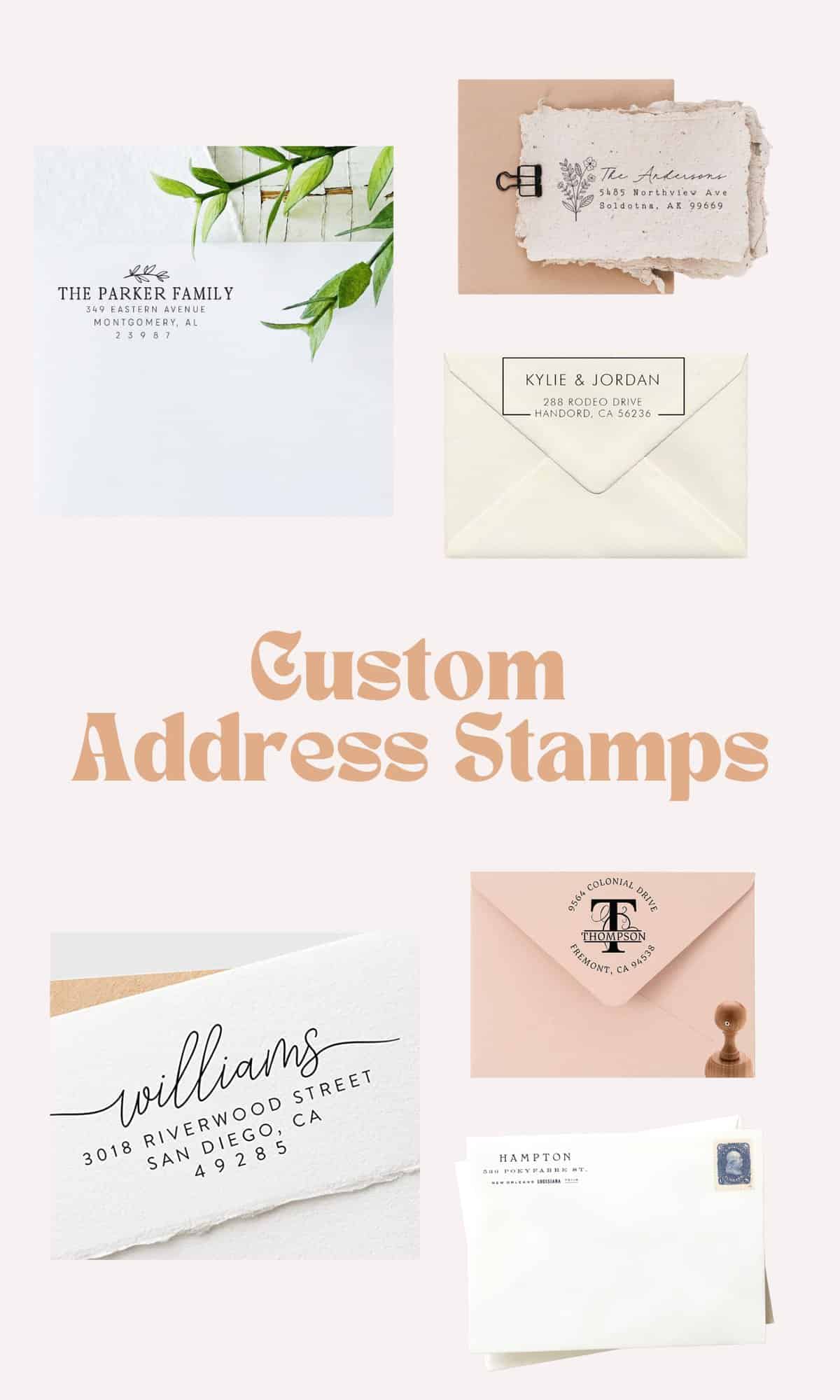 Custom Stamps - Where to Buy and How to Use Them - A Beautiful Mess