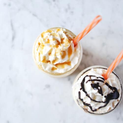 Homemade Frappuccino - A Beautiful Mess