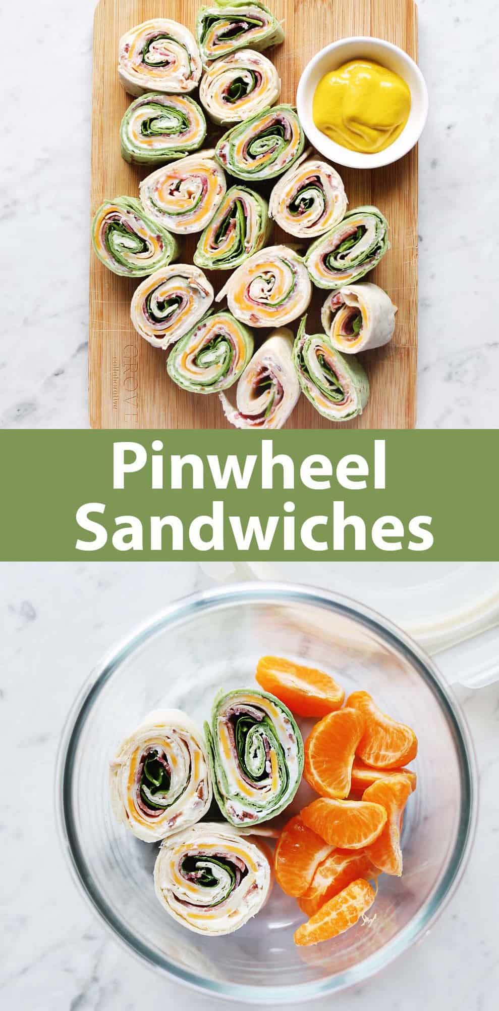 Pinwheel Sandwiches - A Beautiful Mess