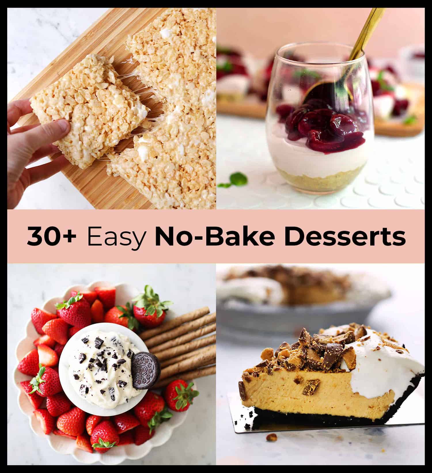 30 Easy No Bake Desserts A Beautiful