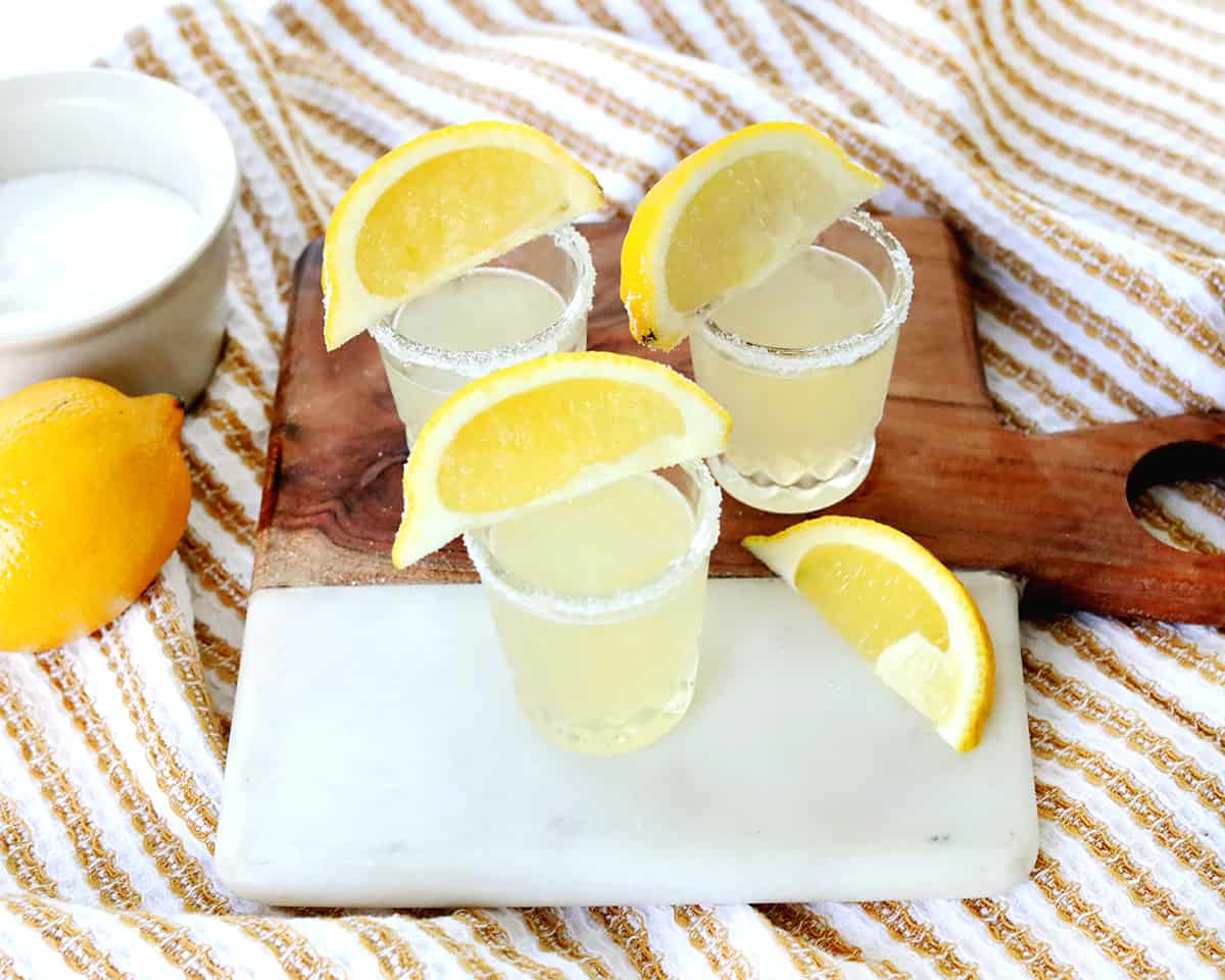 Lemon Drop Shot - Another Cocktail Blog