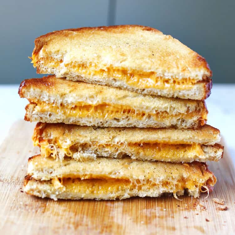 Air Fryer Grilled Cheese - A Beautiful Mess