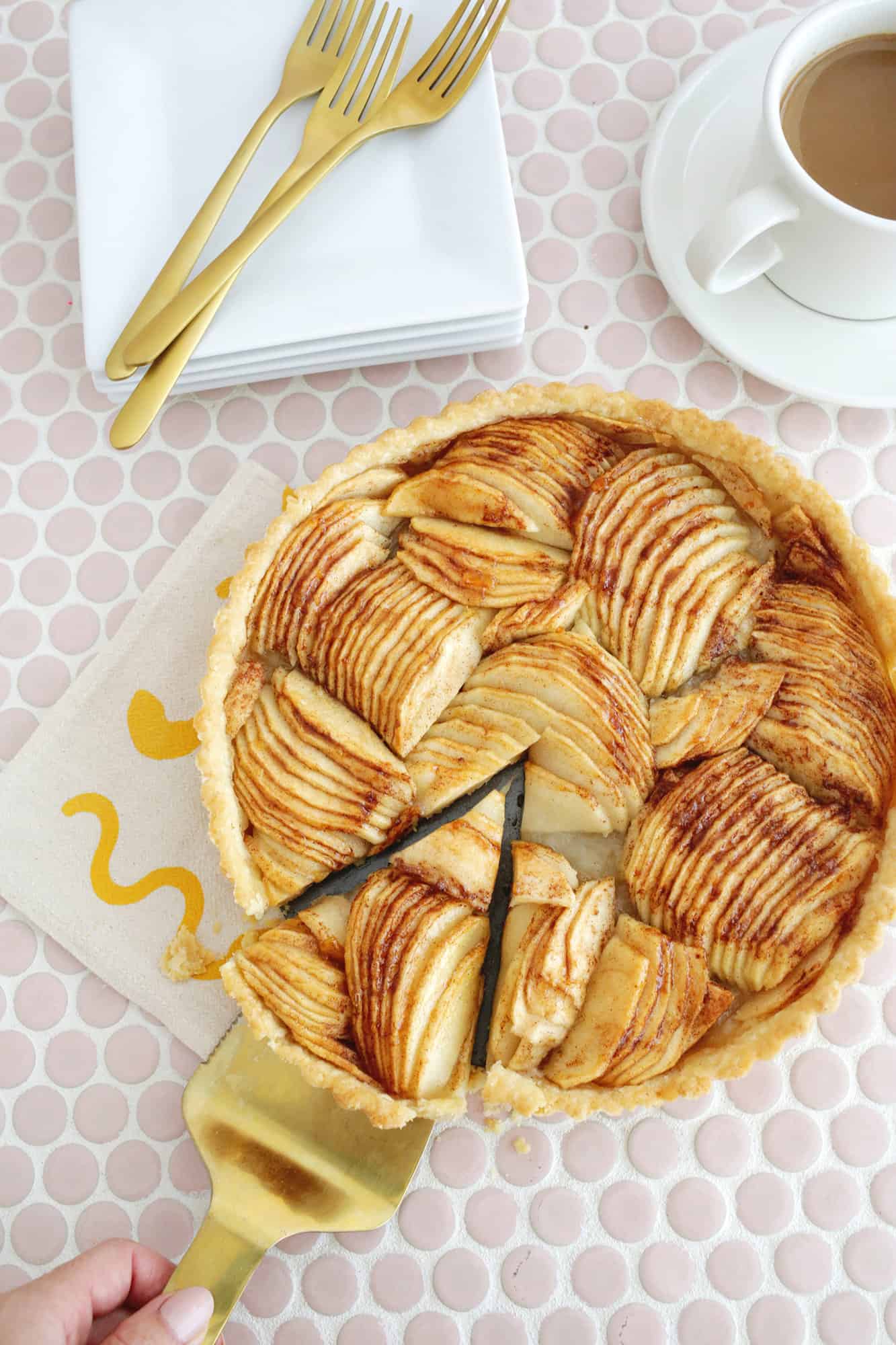 baked apple tart
