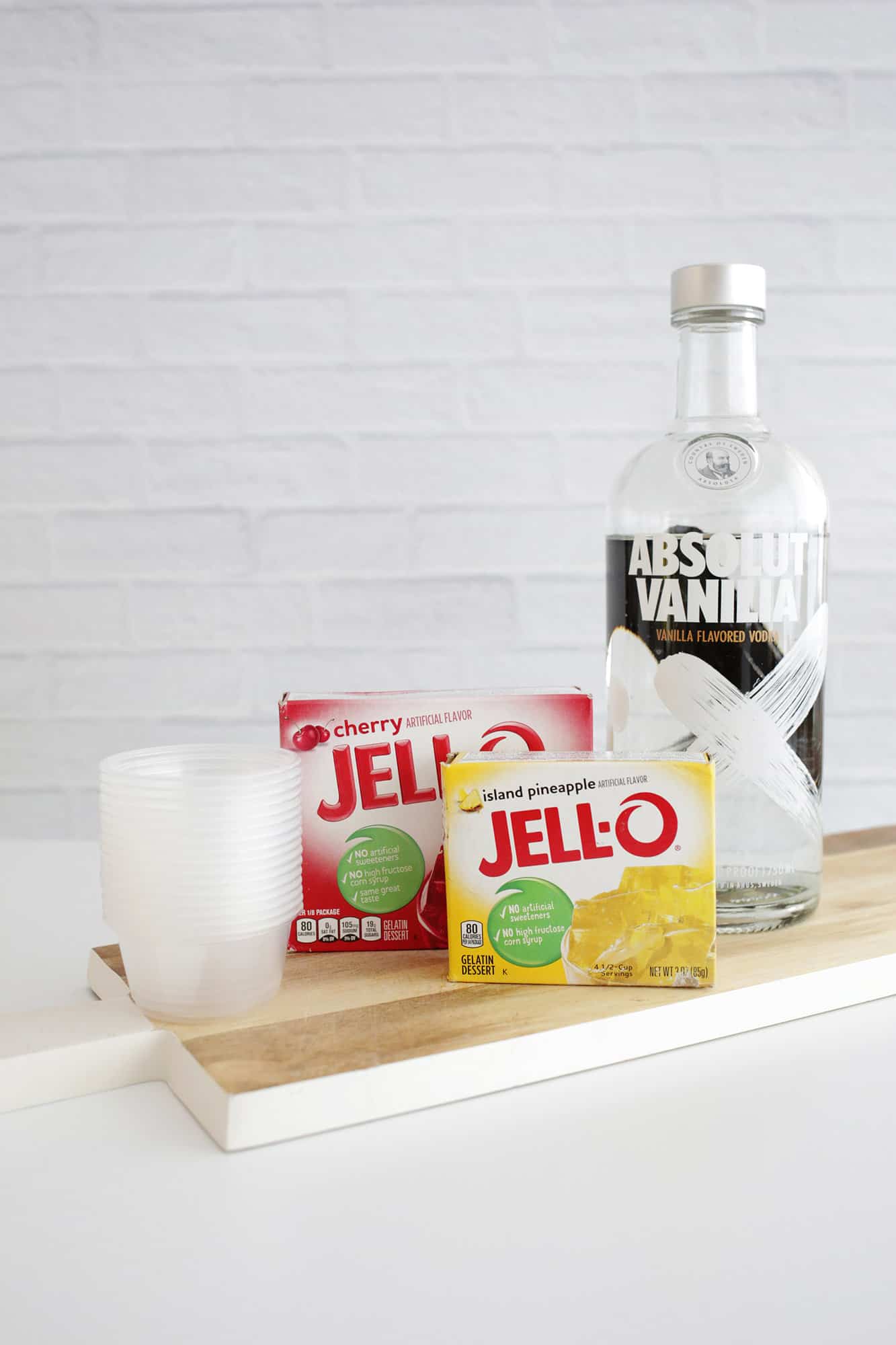 ingredients for vodka jello shots