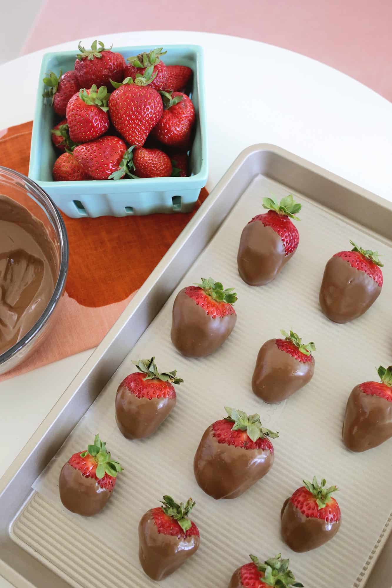 dipped chocolate covered strawberries