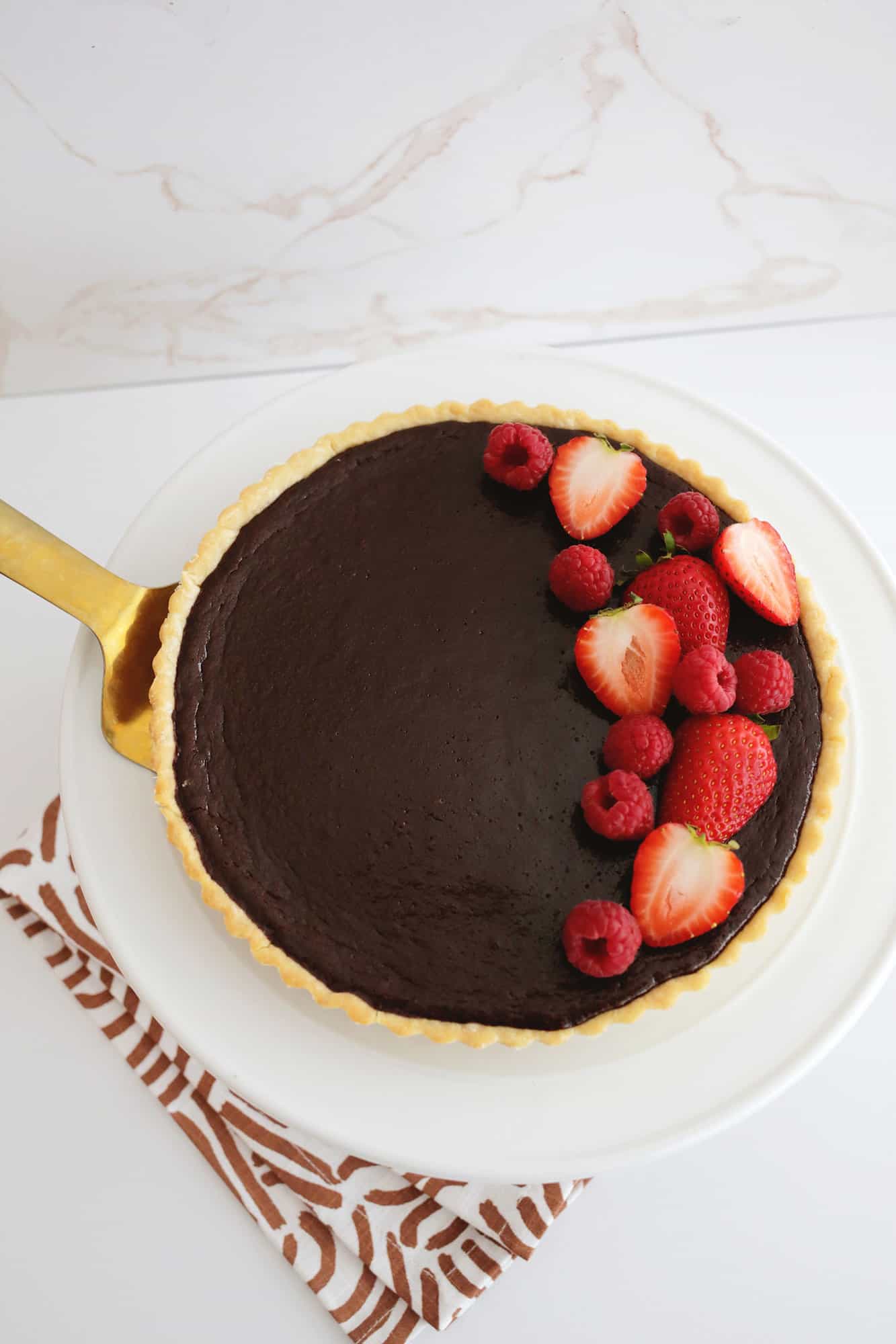 chocolate tart