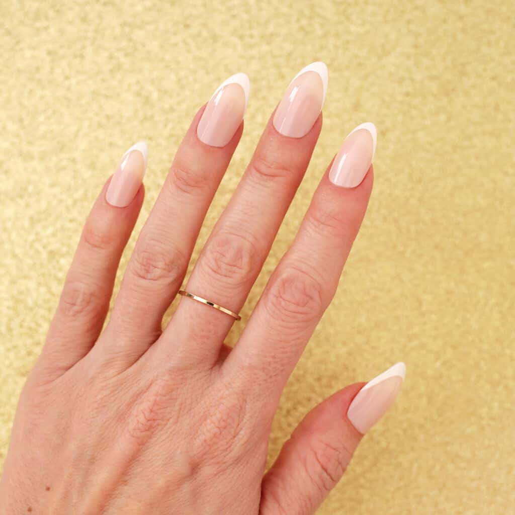 french tip nail design