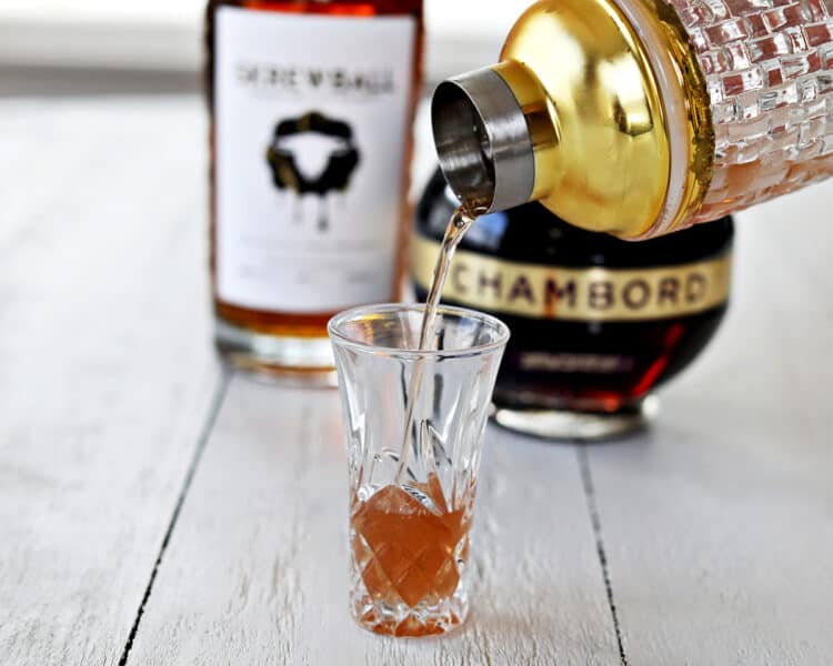 Peanut Butter and Jelly Shot - A Beautiful Mess