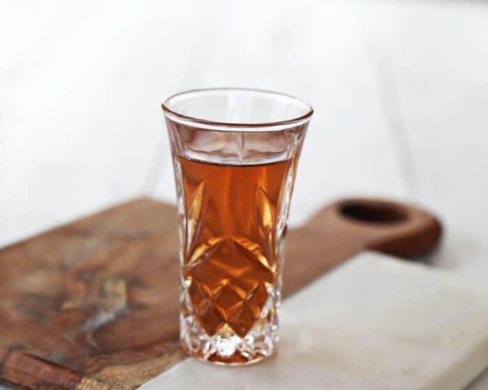 Peanut Butter and Jelly Shot - A Beautiful Mess