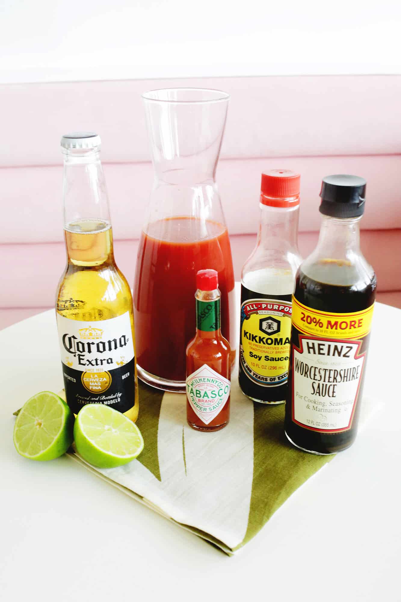 Michelada drink cocktail ingredients