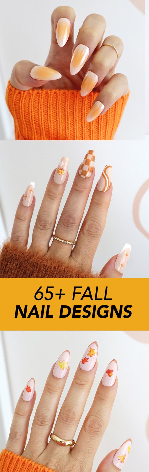 65+ Fall Nail Designs - A Beautiful Mess