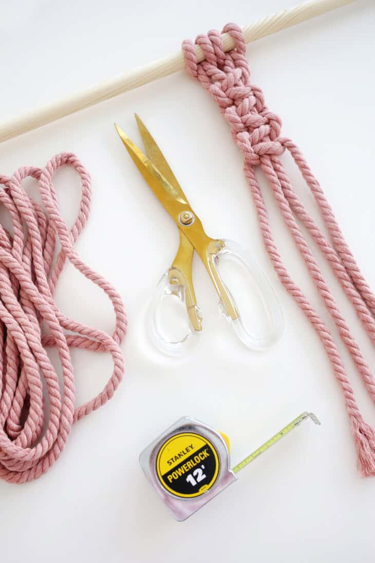 Macrame Rope How To How To Macrame: A Step By Step Guide For Beginners - A Beautiful Mess