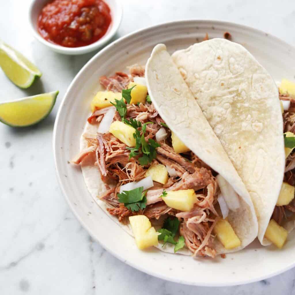 Al Pastor - Slow Cooker Method - A Beautiful Mess