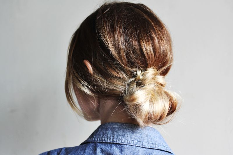 How to Style a Low Bun - A Beautiful Mess