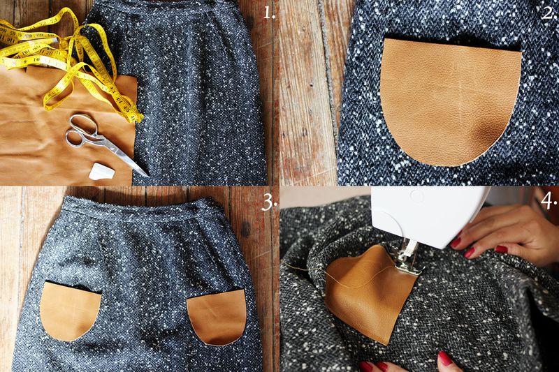 How to add leather pockets 2