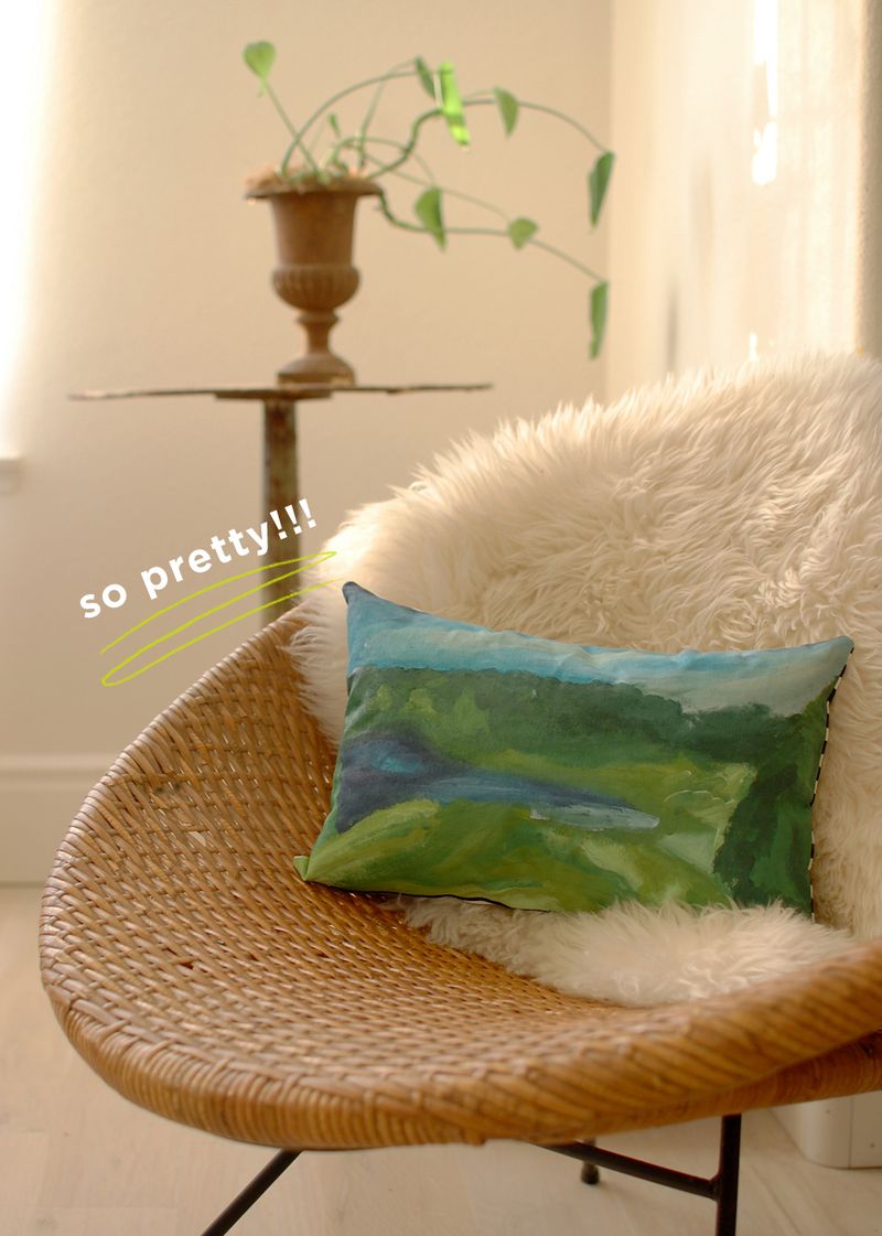 Paint By Number Pillow