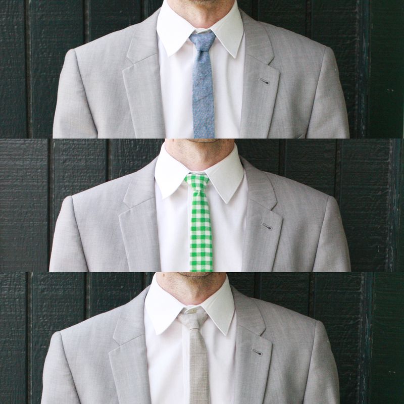 How to make a skinny tie