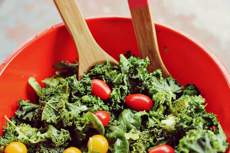 Curry + Fig Kale Salad
