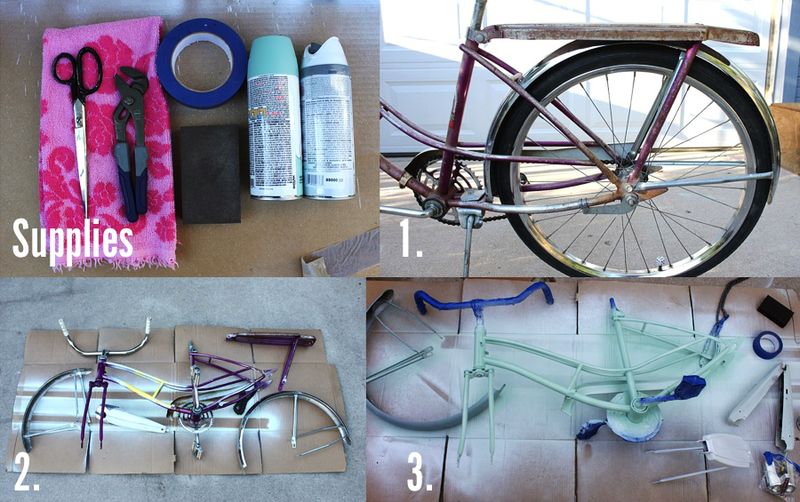 How To Paint Your Own Bike A Beautiful Mess