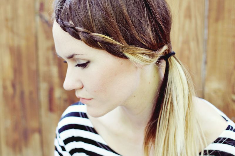 How To Style Braided Bangs - A Beautiful Mess