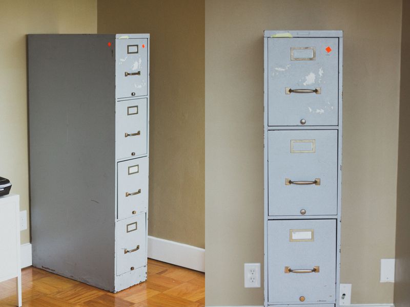 File Cabinet Restyle A Beautiful Mess