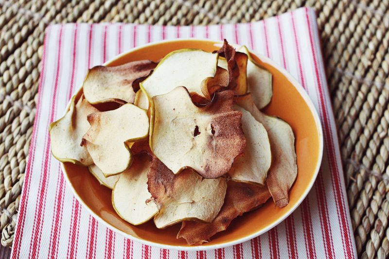 Homemade apple chips
