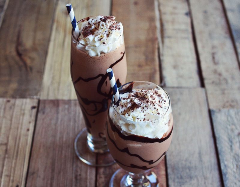 Chocolate malt shake