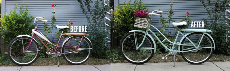 Bike Makeover Before + After