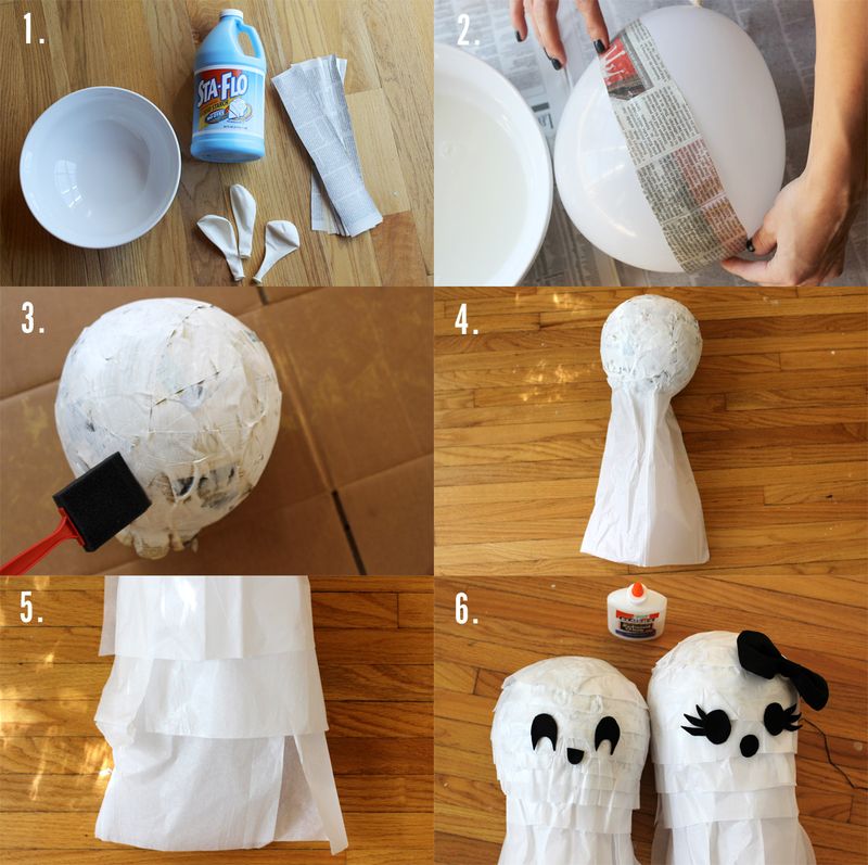 Ghost Pinata Step-By-Step