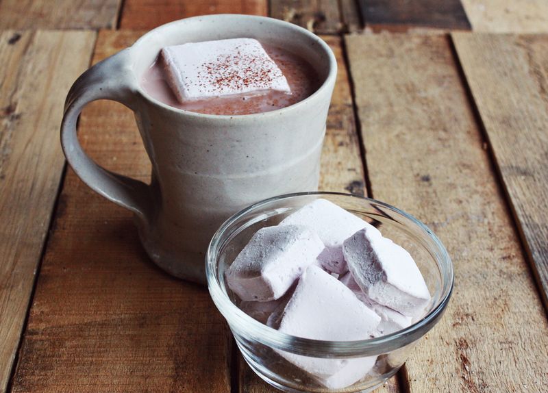 Lavender and honey marshmallows