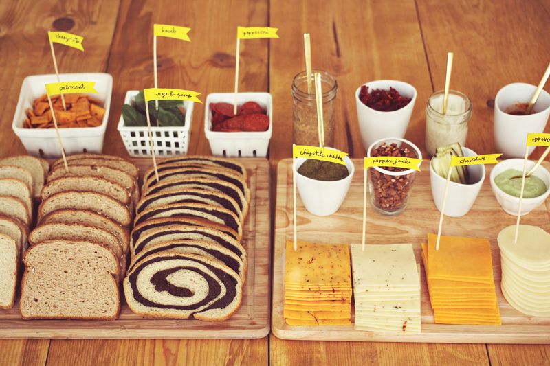Fancy Grilled Cheese Party Idea