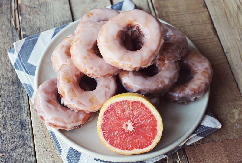 Grapefruit donuts