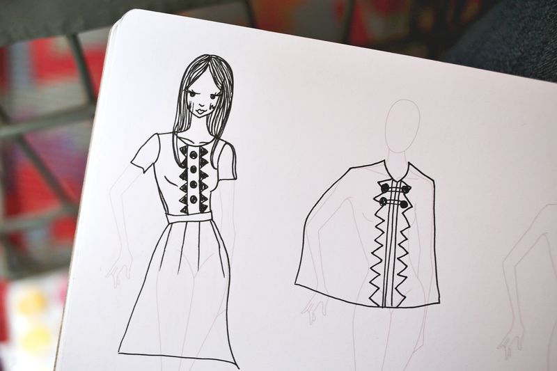 Fashion Designing Beginner Sketches Of Dresses