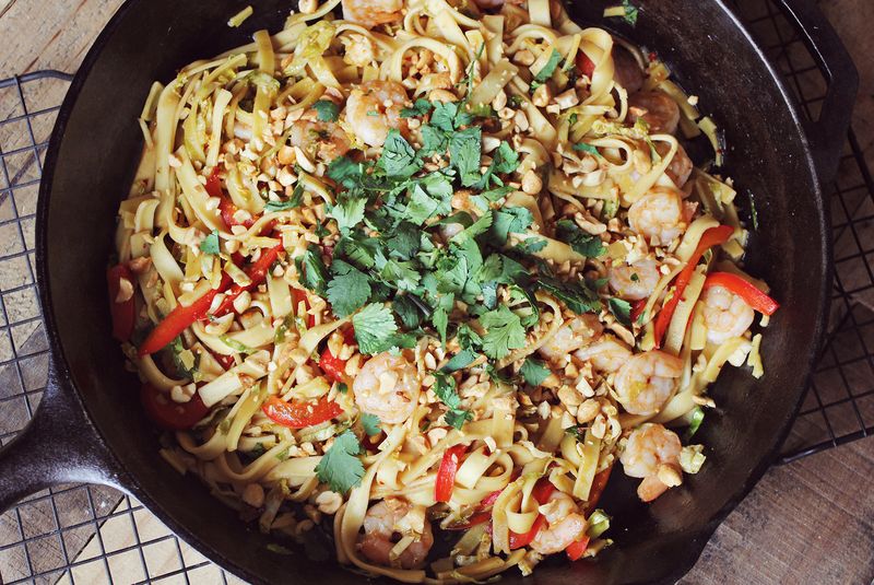 Shrimp pad thai recipe